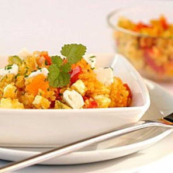 Rezeptbild: Quinoa-Kürbis-Salat mit Feta