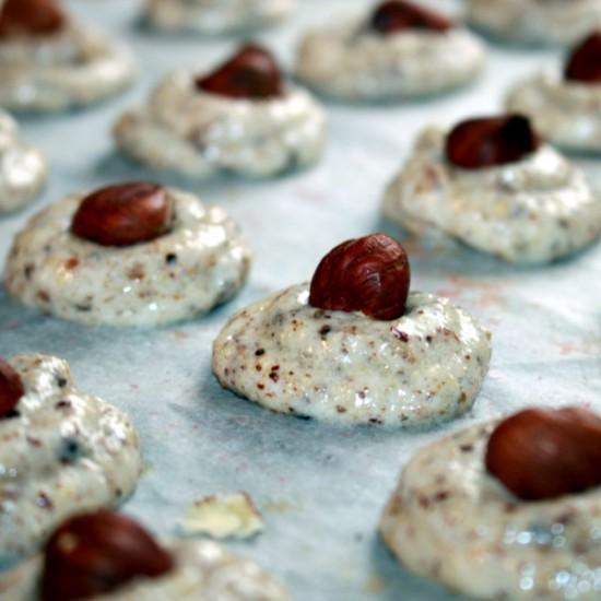 Rezeptbild: Haselnuss Makroenli
