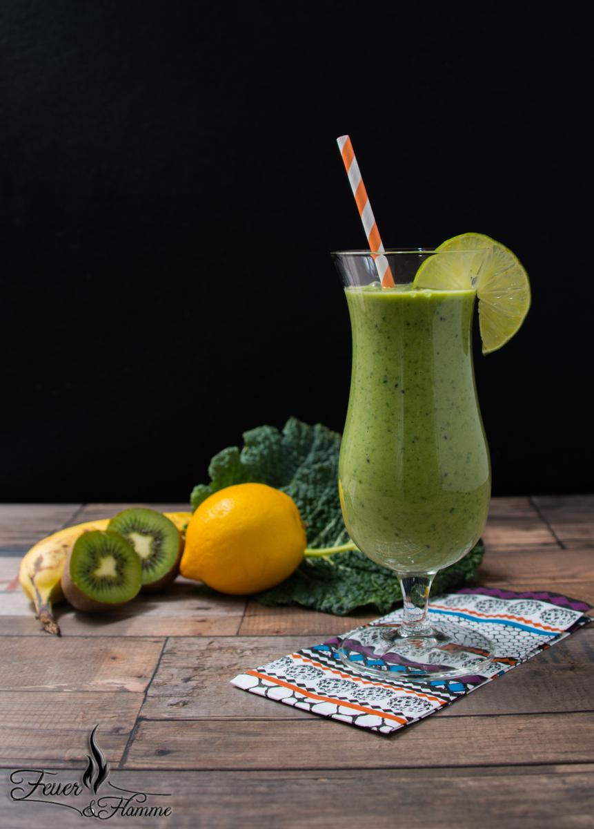 Rezeptbild: Grüner Weizengras-Smoothie