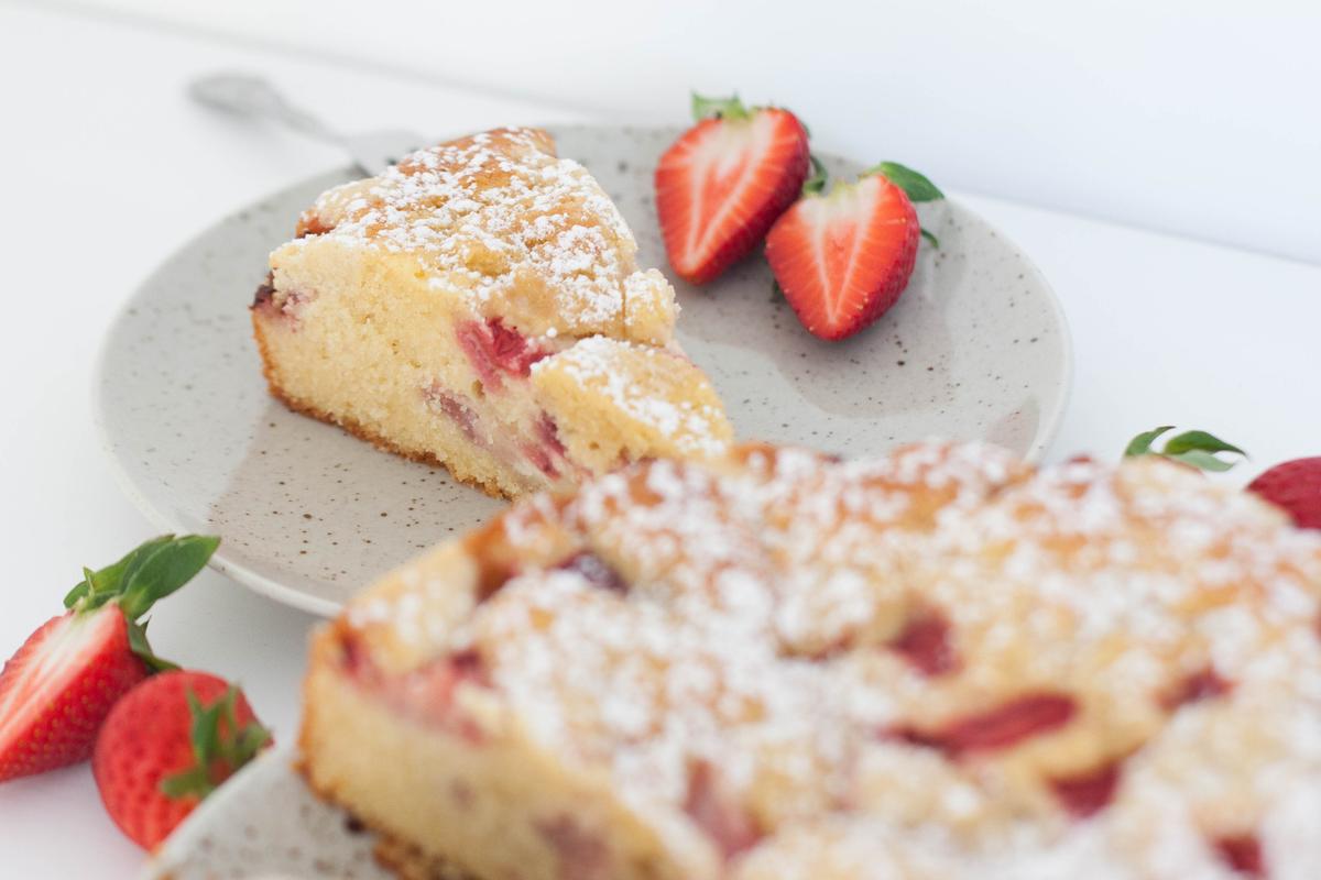 Rezeptbild: Erdbeerstreuselkuchen