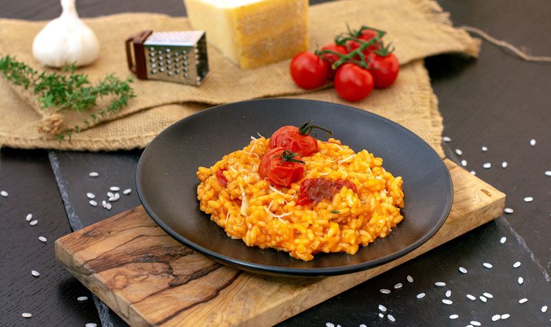 Rezeptbild: Super leckeres Tomatenrisotto