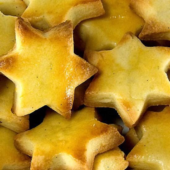 Rezeptbild: Vanille-Zitronensternchen