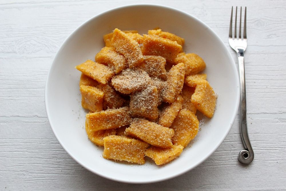 Rezeptbild: Frische Kürbis-Gnoccis mit Trüffel-Perle