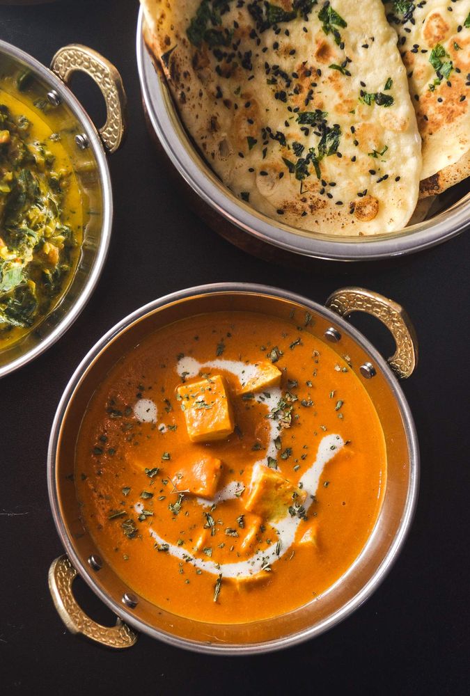 Rezeptbild: Shahi Paneer - indischer Käse in cremiger Tomatensauce
