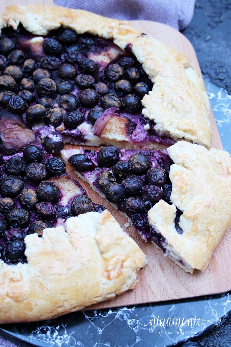Rezeptbild: Rustikale Blaubeer-Tarte