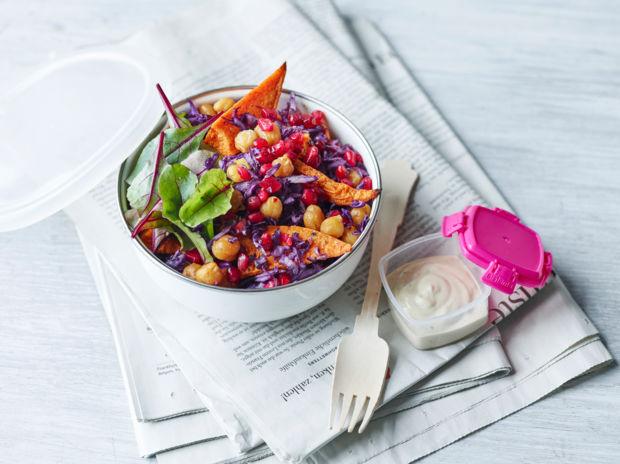 Rezeptbild: Buddah Bowl mit gerösteten Süßkartoffeln