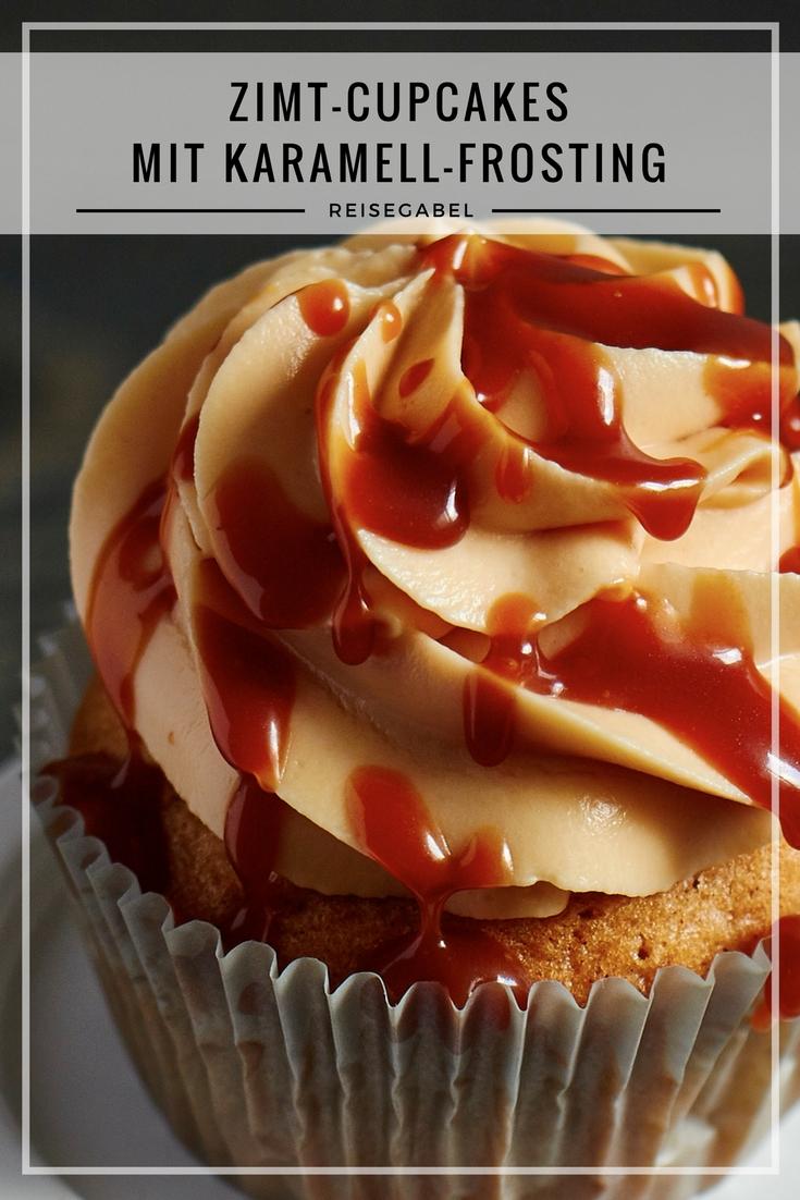 Rezeptbild: Zimt-Cupcakes mit Karamell-Frosting
