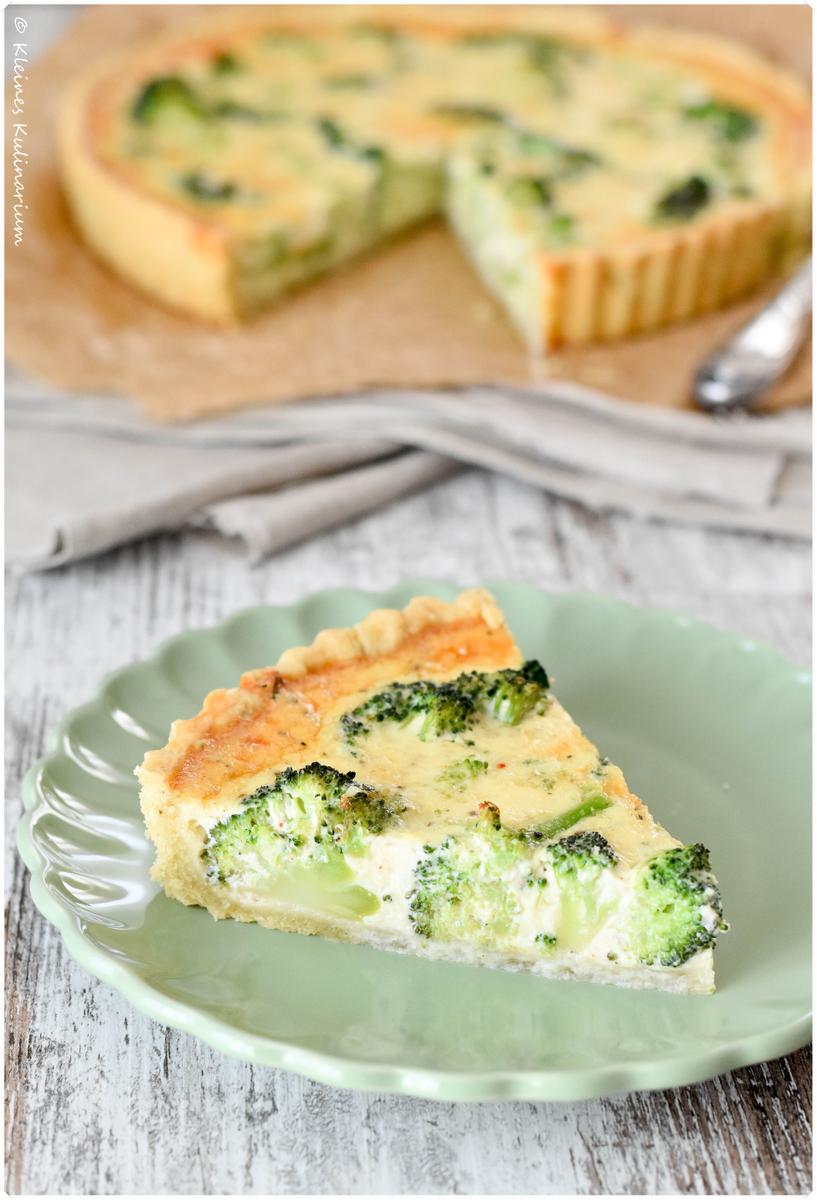 Rezeptbild: Brokkoli Quiche mit Gruyère