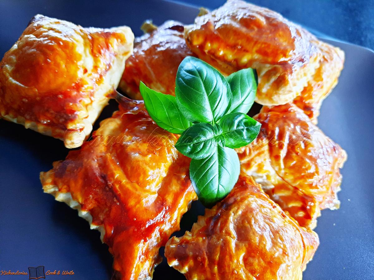 Rezeptbild: Blätterteig-Frischkäseravioli