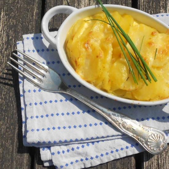 Rezeptbild: Überbackene Kartoffel