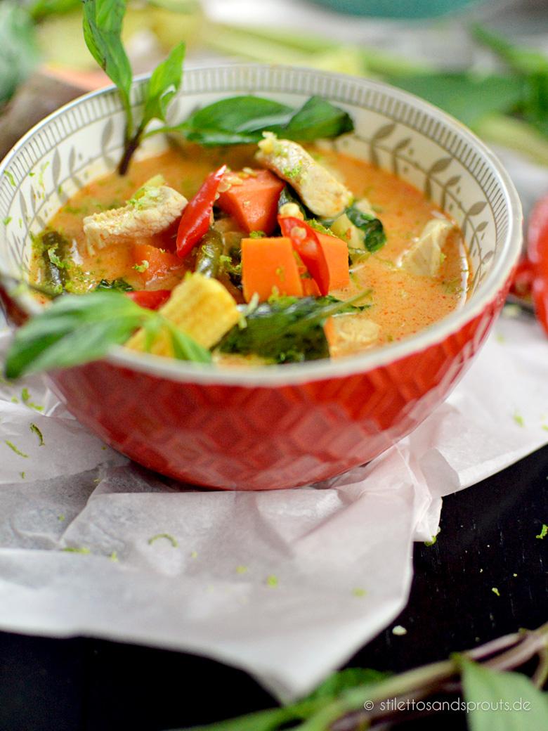 Rezeptbild: Rotes Thai Curry mit Süßkartoffeln
