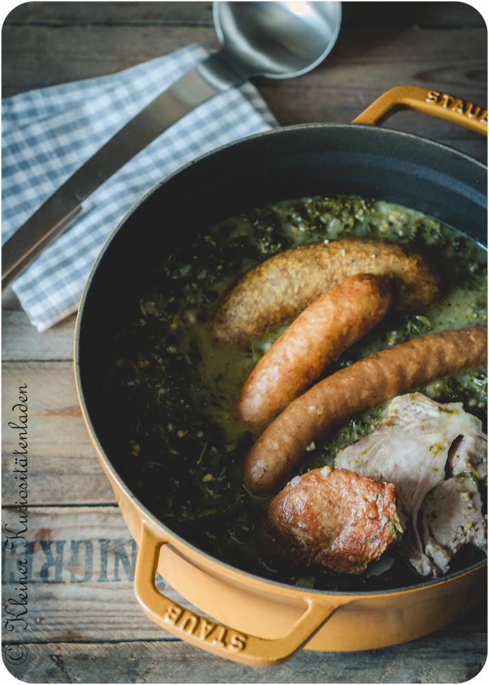Rezeptbild: Grünkohl mit allem Drum & Dran