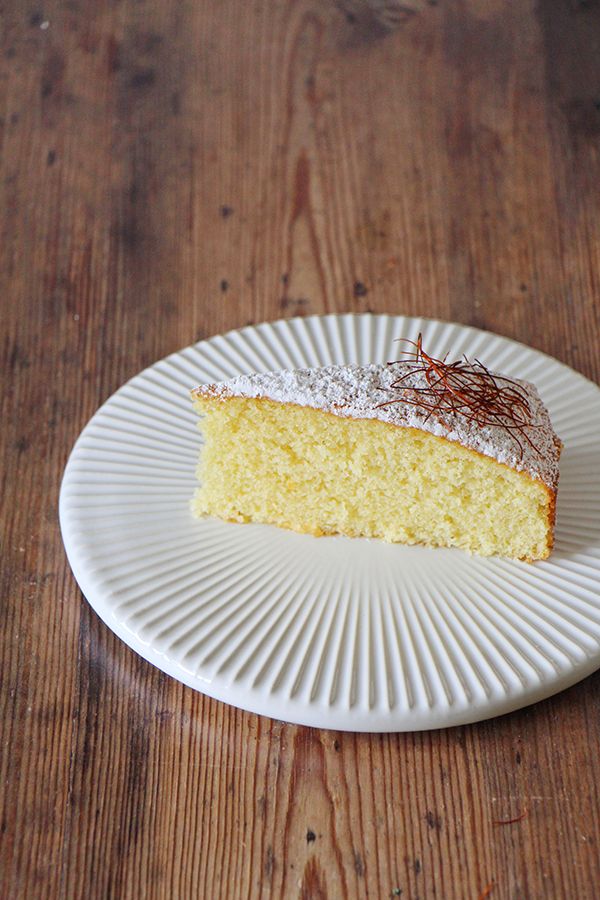 Rezeptbild: Safran-Mandel-Kuchen