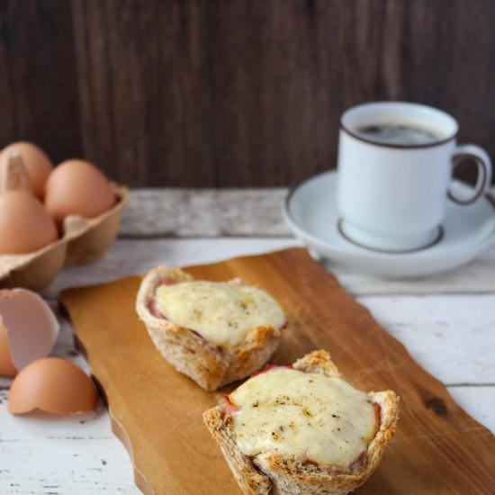 Rezeptbild: Croque Madame Muffins
