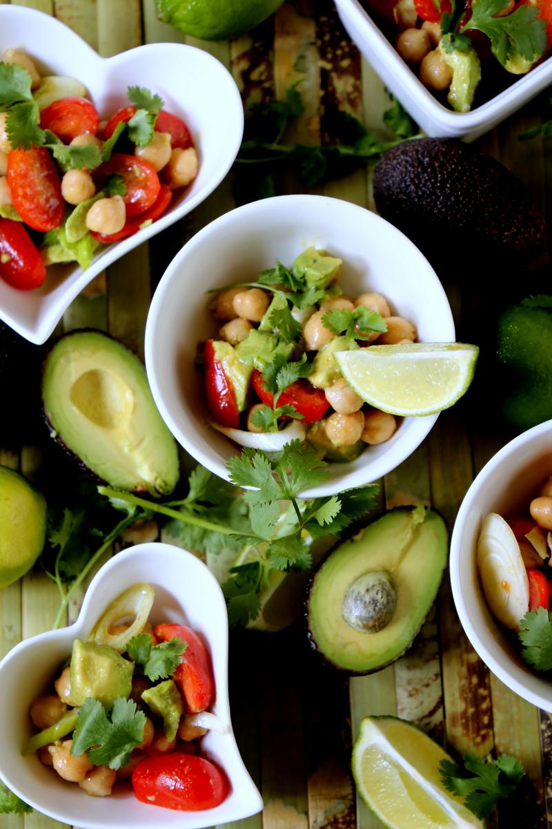 Rezeptbild: Avocado-Kichererbsen-Salat