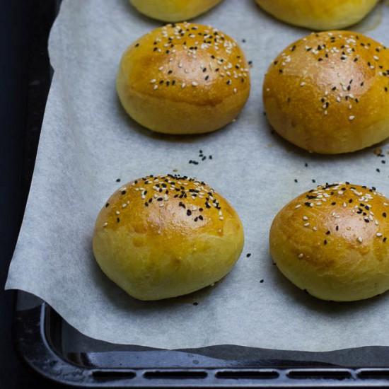 Rezeptbild: Süßkartoffel Burger Buns