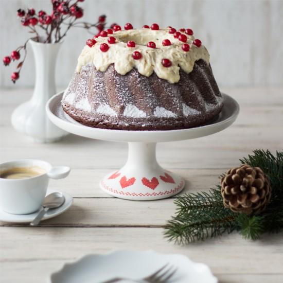 Rezeptbild: Gewürz-Schokoladenkuchen mit Lebkuchenfrosting