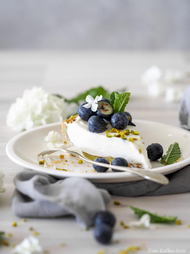 Rezeptbild: Blaubeer-Tarte mit Ricotta und Pistazien