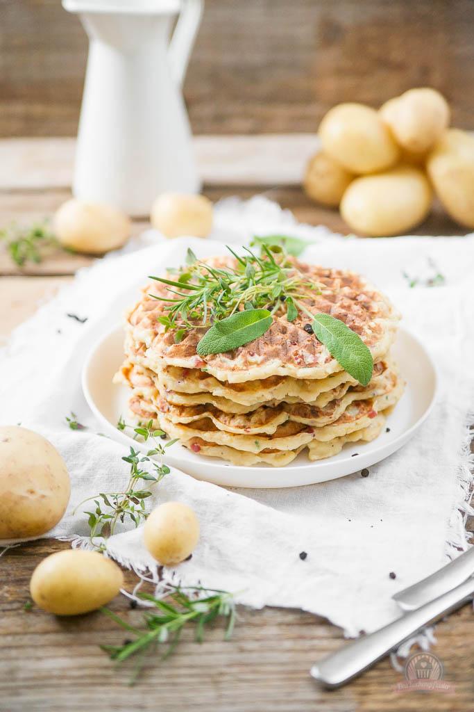 Rezeptbild: Kartoffelwaffeln