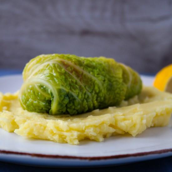 Rezeptbild: Lachs im Wirsingmantel