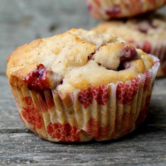 Rezeptbild: Kirsch-Haferflocken-Muffins