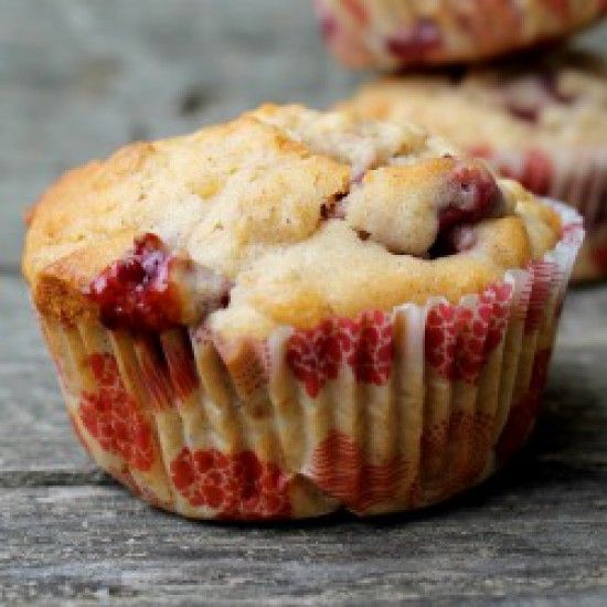 Rezeptbild: Kirsch-Haferflocken-Muffins