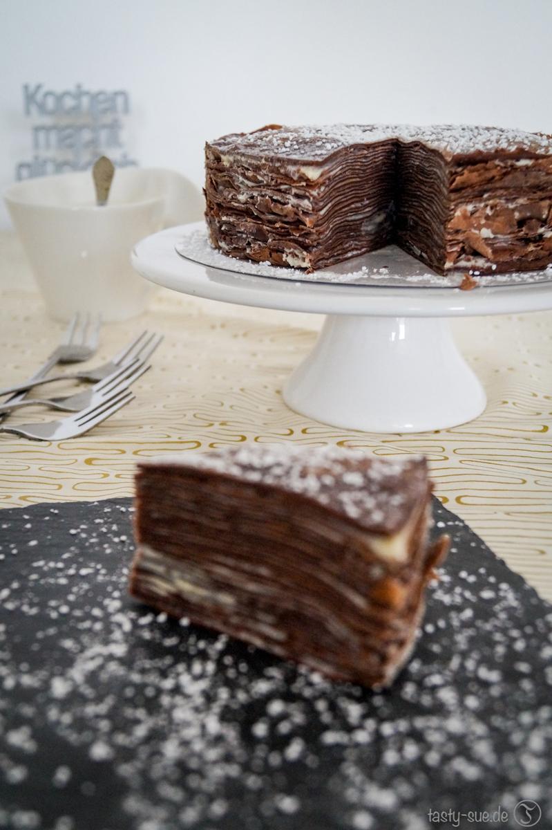 Rezeptbild:  Crepe-Cake oder auch Pfannkuchen-Kuchen
