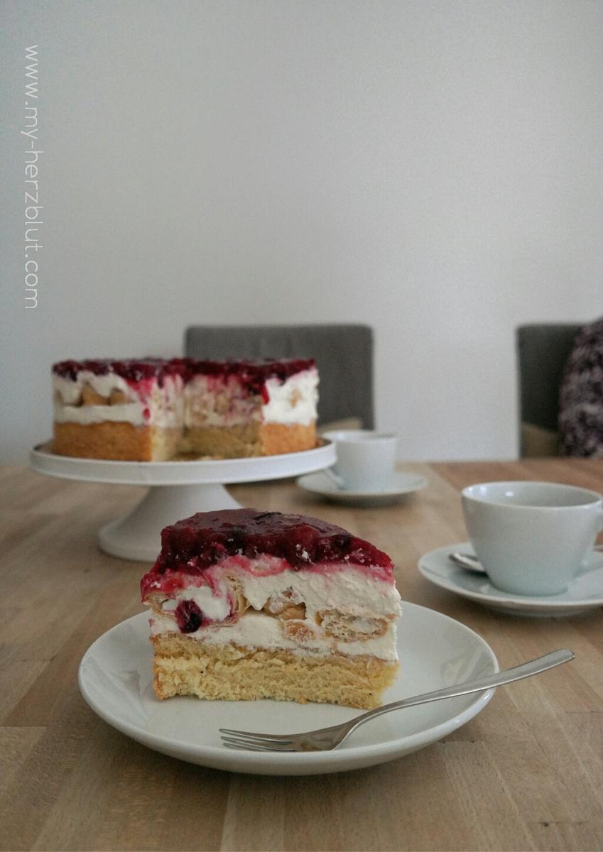 Rezeptbild: Rote Grütze Torte