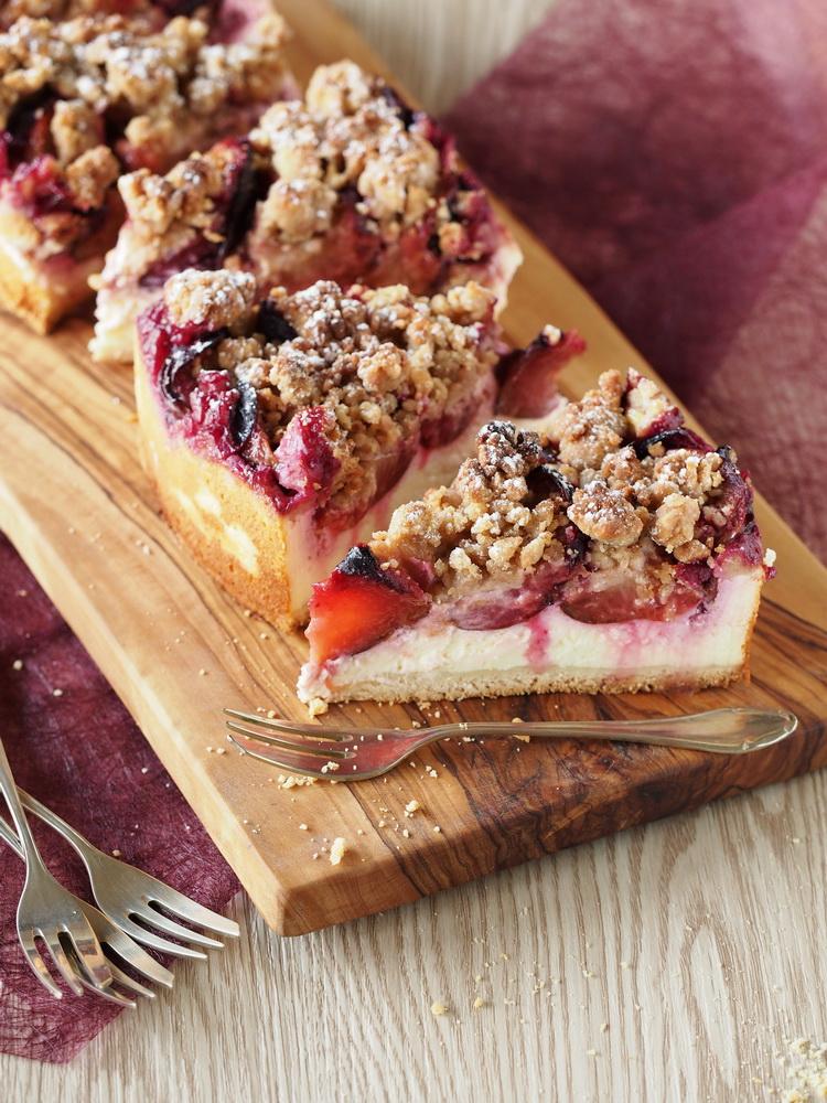 Rezeptbild: Pflaumen-Quark-Kuchen