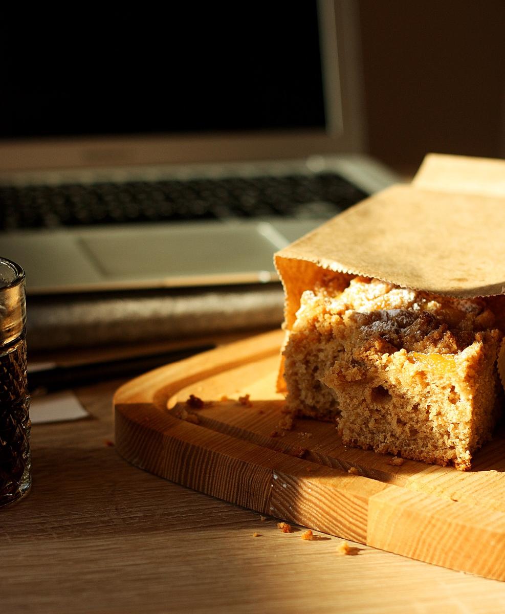 Rezeptbild: NY Apfelmuskuchen mit Streußeln