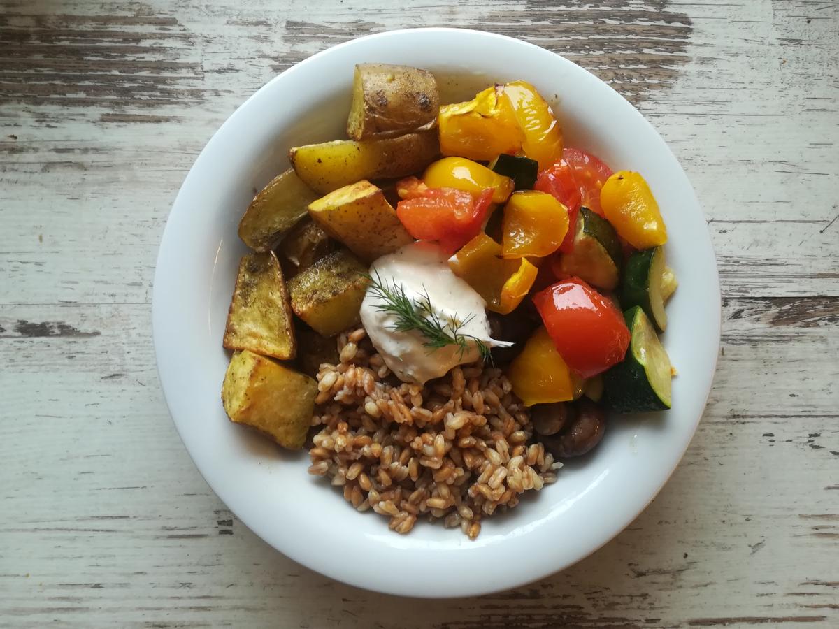 Rezeptbild: Grünkern Bowl