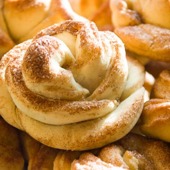Rezeptbild: Ginger Zimtschnecken-Rosen