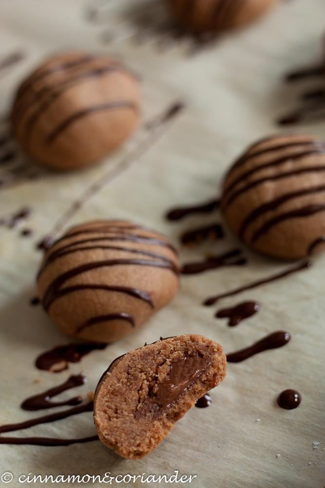 Rezeptbild: Nougat-Kugeln mit weichem Kern