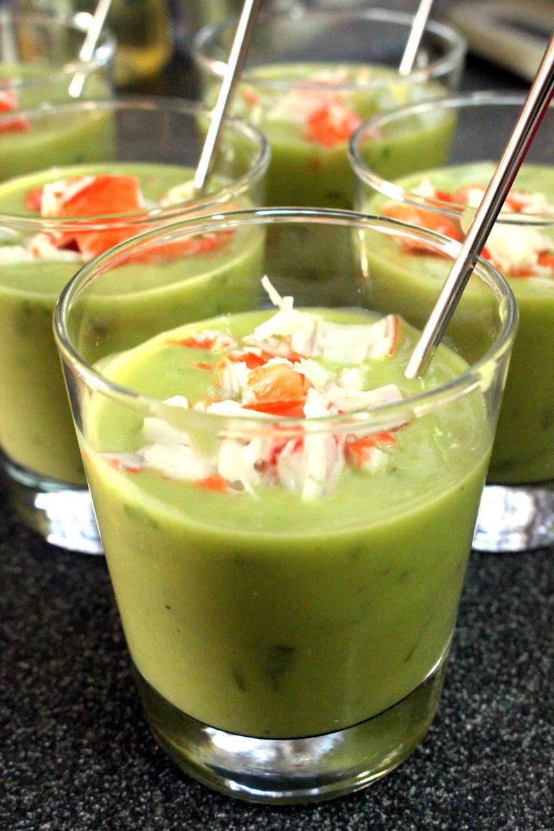Rezeptbild: Kalte Avocado Suppe