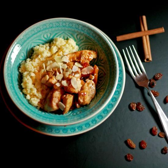 Rezeptbild: Marokkanisches Hähnchen mit Feige