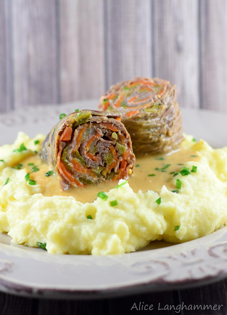 Rezeptbild: Wiener Rindsrouladen