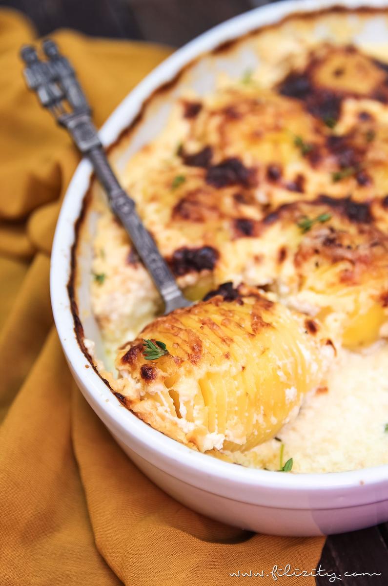 Rezeptbild: Fächerkartoffel-Gratin