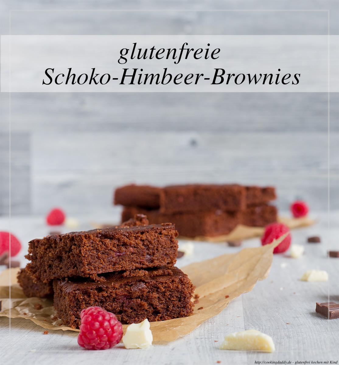 Rezeptbild: glutenfreier Schoko-Himbeer-Brownie