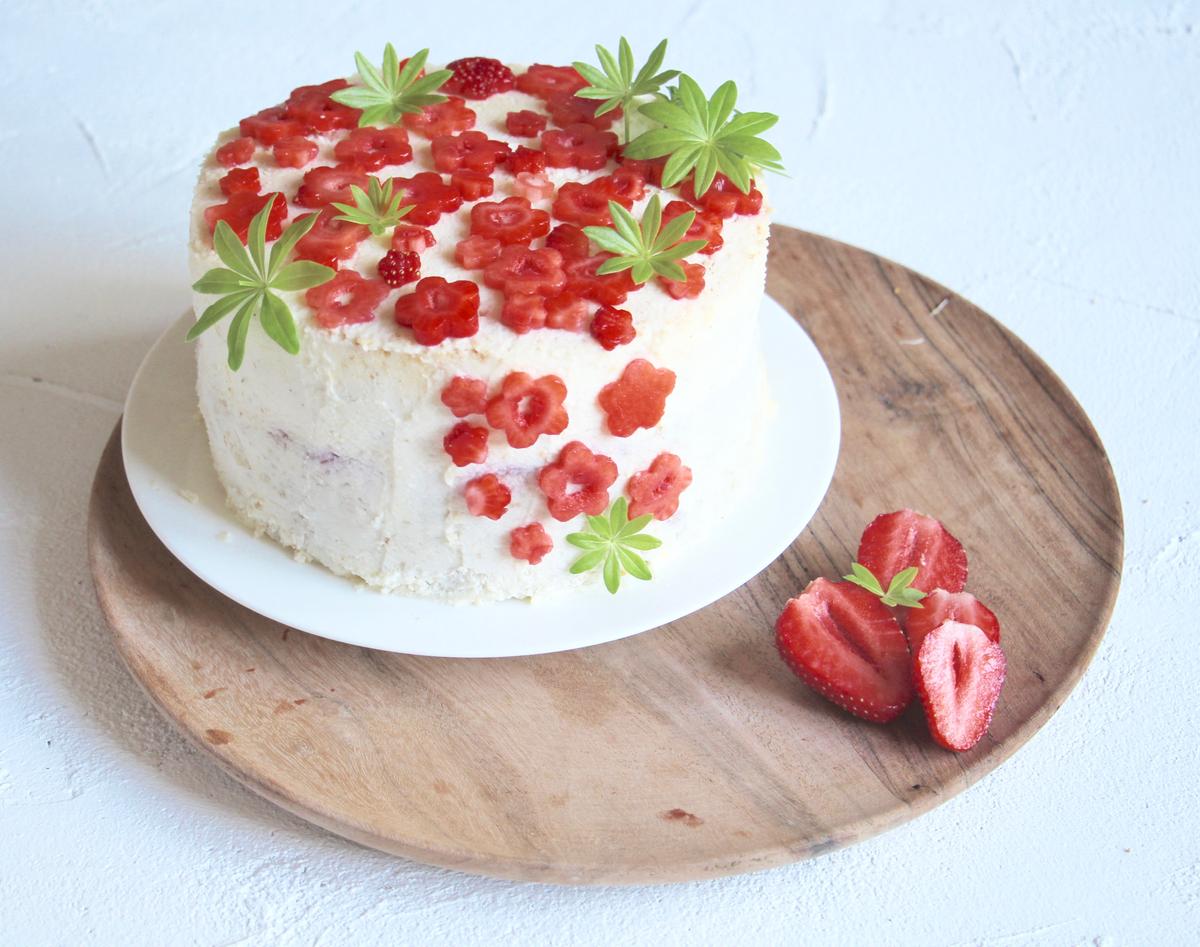 Rezeptbild: Mascarpone Erdbeertörtchen 