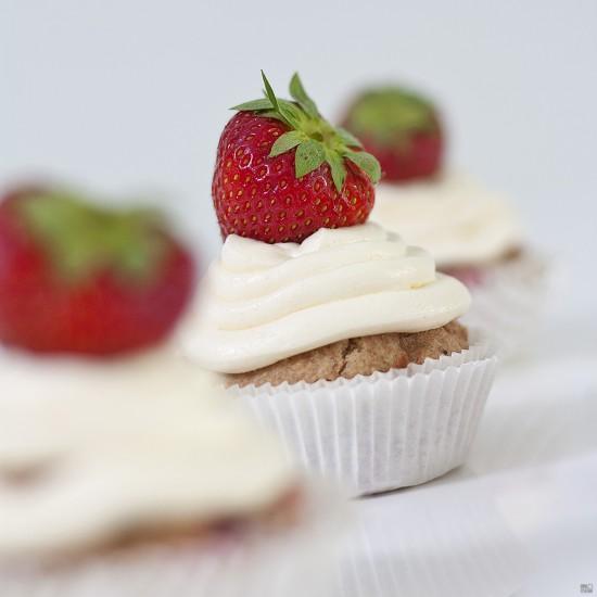 Rezeptbild: Erdbeer-Vanille-Muffins
