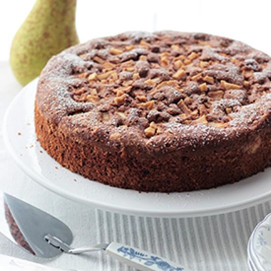 Rezeptbild: Birnen-Rotweinkuchen