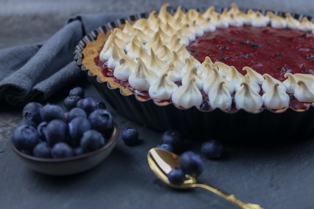 Rezeptbild: Beeren-Baiser Tarte