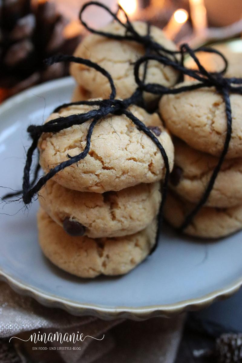Rezeptbild: Peanut Butter Cookies - Erdnussbutter-Plätzchen