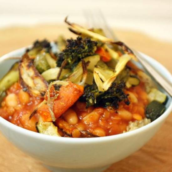 Rezeptbild: Yoga Pot mit winterlichem Röstgemüse