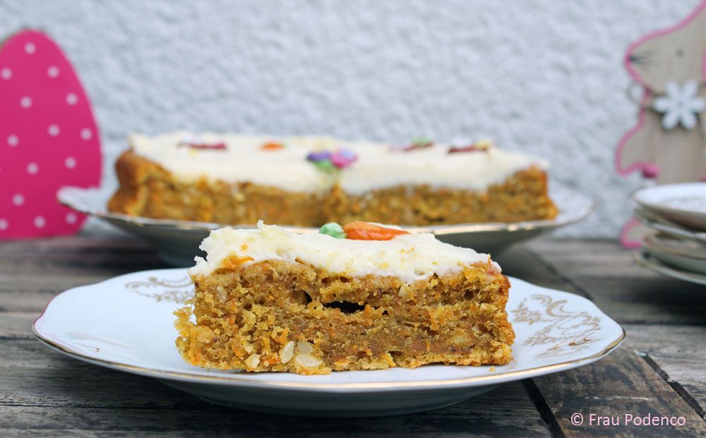 Rezeptbild: Carrot Cake mit Creamcheese Frosting