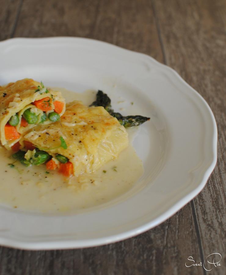 Rezeptbild: Spargel Nudel Rolle