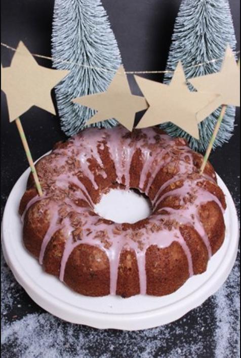 Rezeptbild: Saftiger Schoko-Gugelhupf mit Glühwein