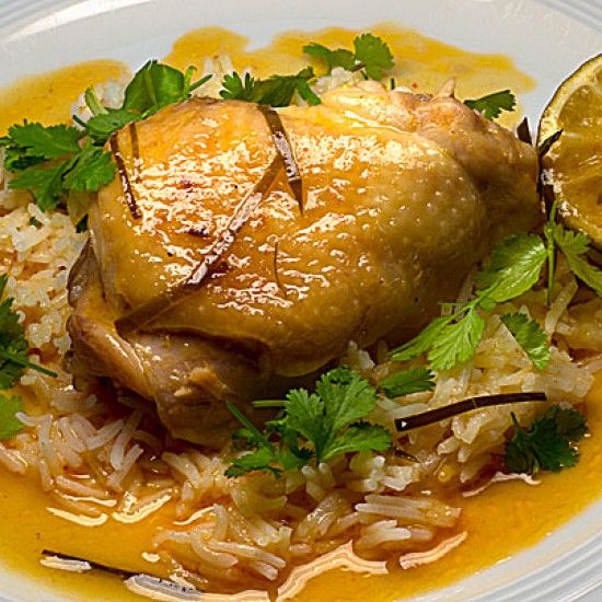 Rezeptbild: Hähnchencurry mit Limetten