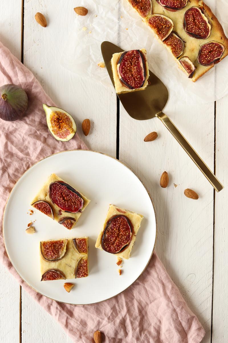 Rezeptbild: Mürbe Feigen-Blondies