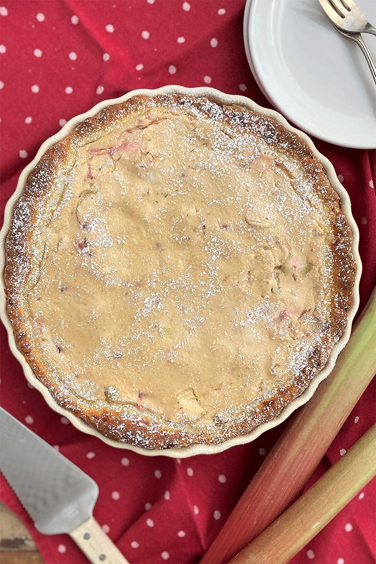 Rezeptbild: Rhabarber-Quark-Wähe